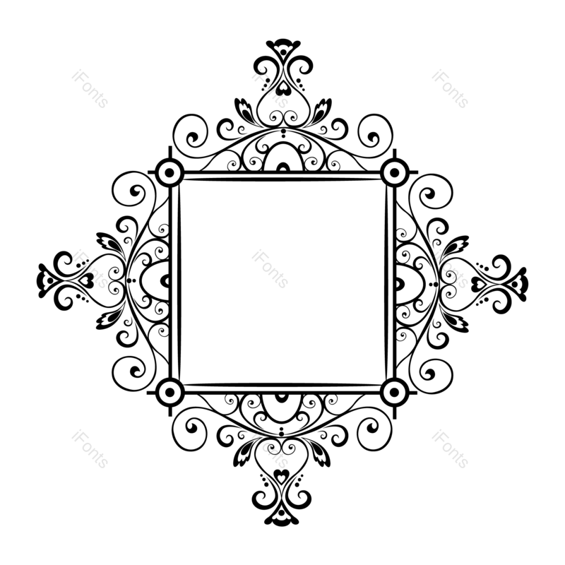 边框图片,复古元素,欧式PNG,花纹免抠素材